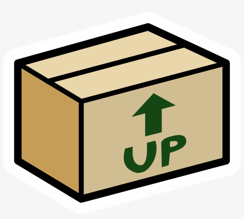 Cardboard Box Pin - Cubo Visto Desde Arriba, transparent png download