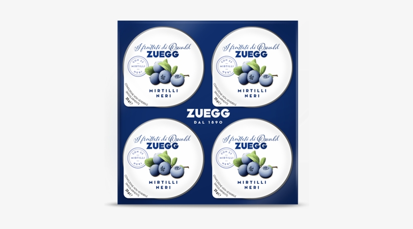 Blueberries Blacks - Marmellate Monodose Zuegg, transparent png download