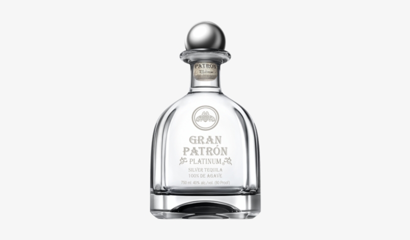 Size - Gran Patron Tequila Silver Platinum 750ml, transparent png download