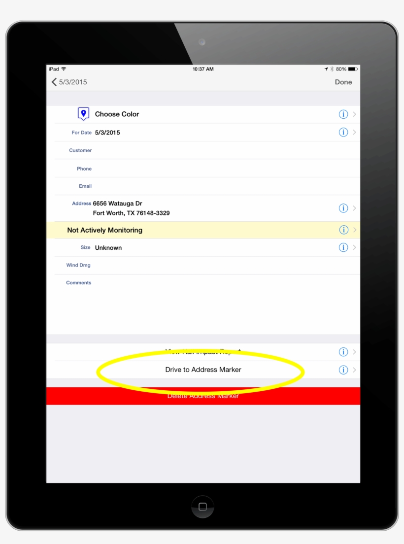 Select Drive To Address Marker - Mobile Phone, transparent png download