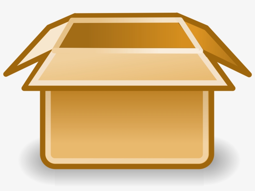 This Free Icons Png Design Of Empty Cardboard Box, transparent png download