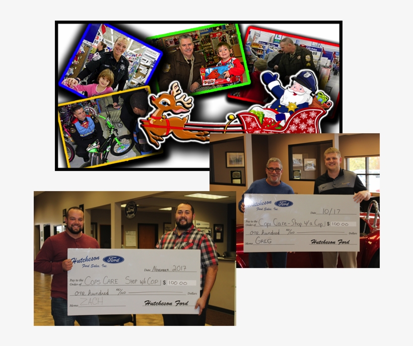 Cops Care And Shop With A Cop December Event - Cartoon, transparent png download