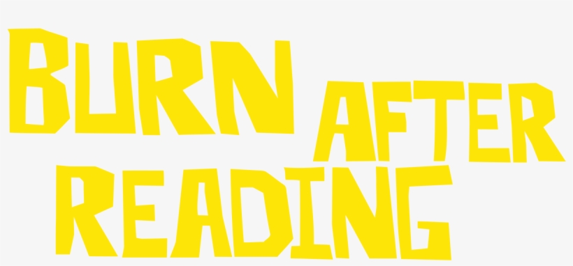 Open - Burn After Reading, transparent png download
