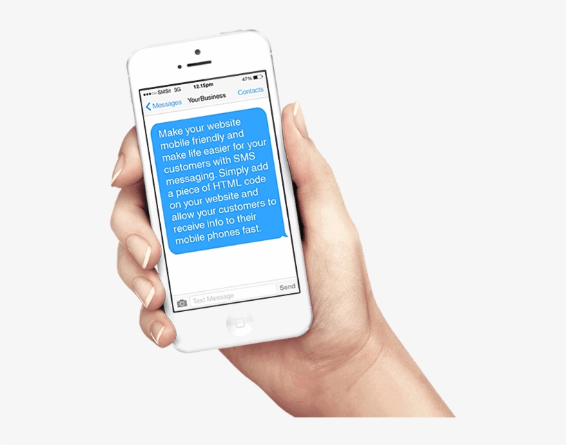 Get Smsit Now - Mobile Phone With Sms, transparent png download