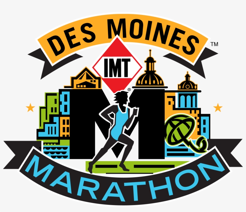 Imt Des Moines Marathon - Des Moines Marathon Logo, transparent png download