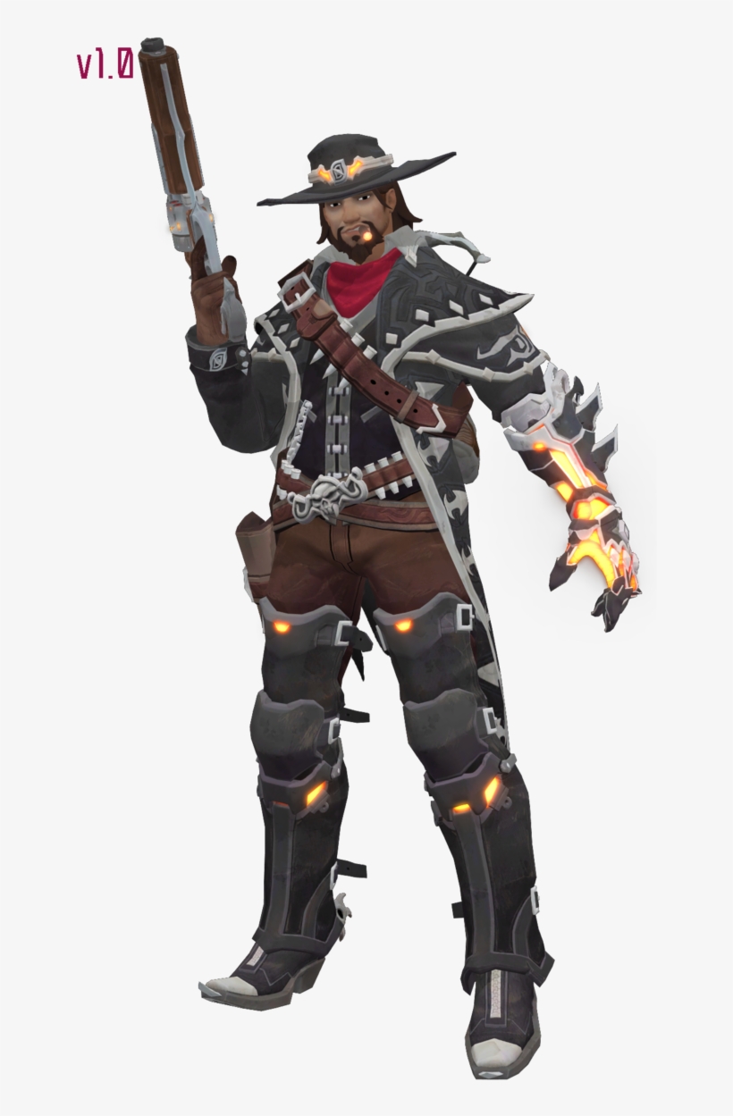 Mccree Cigar Png - Overwatch Mccree Van Helsing, transparent png download