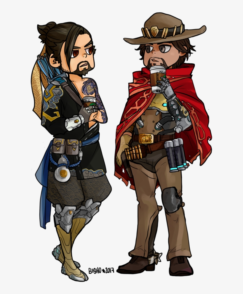 Mccree Overwatch Png Jpg Freeuse Download - Hanzo, transparent png download