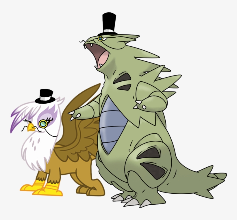 Drlonepony, Gilda, Griffon, Hat, Monocle, Pokémon, - Pokémon Tyranitar, transparent png download