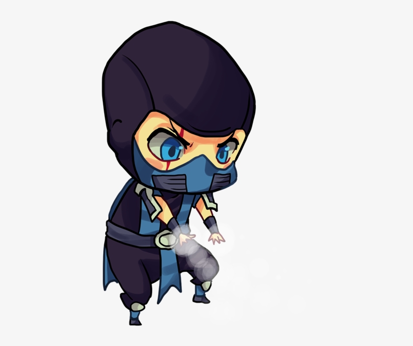 Freeze Freeze Freeeeze By Felipenero - Sub Zero Mortal Kombat X Chibi, transparent png download