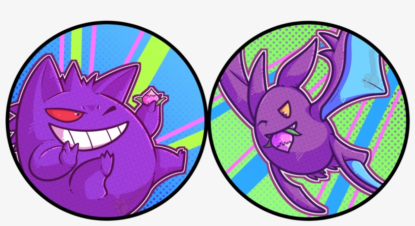 Pokemon Icon Gengar And Crobat - Crobat, transparent png download