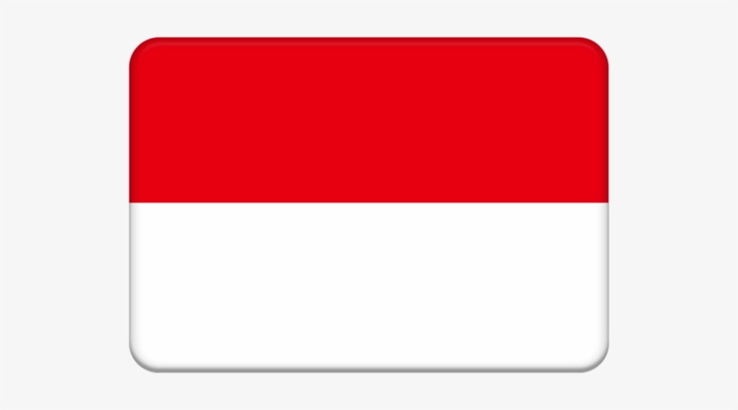 Simple Style Flag - Flag Of Monaco, transparent png download