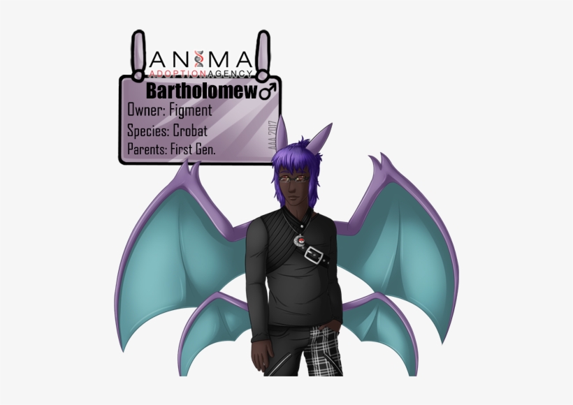 Bartholomew, Figment, Crobat, Stray - Cartoon, transparent png download