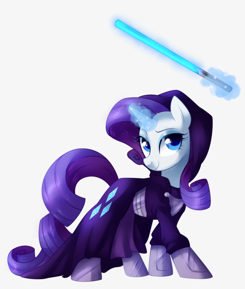 Xnightmelody, Boots, Clothes, Jedi, Lightsaber, Rarity, - Rarity Knight, transparent png download