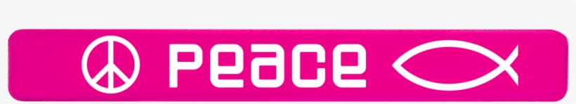 Peace Imprint Christian Pink Slap Bracelet - Ancillary Copyright For Press Publishers, transparent png download