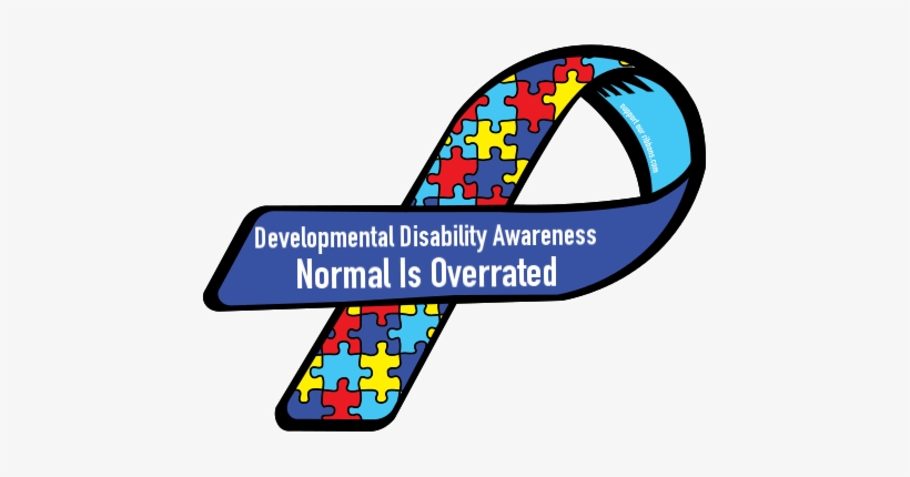Image Stock Custom Ribbon Developmental Awareness Normal - Aspergers Ribbon, transparent png download
