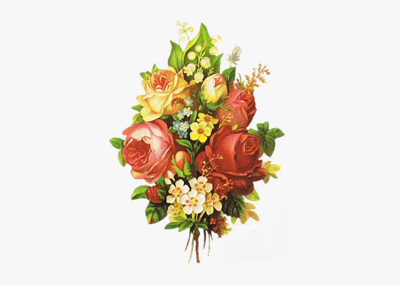 Vintage De Flores - Letras Con Flores Png, transparent png download