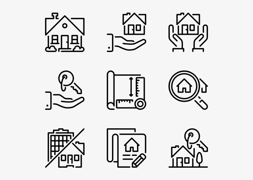 Real Estate 20 Icons - Passport Icon Transparent Background, transparent png download