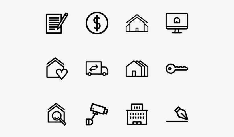 Free Vector Icons - Building, transparent png download