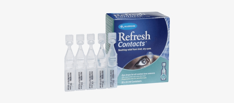 Refresh Contacts Vials - Allergan Refresh, transparent png download