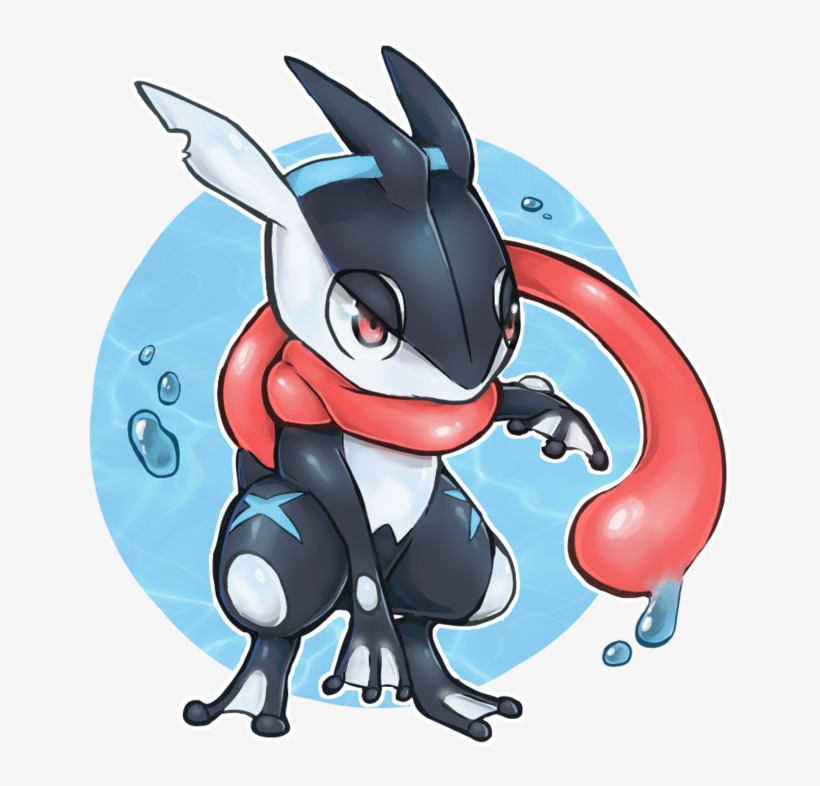 Pokemon Shinypokemon Greninja Water Freetoedit - Water, transparent png download