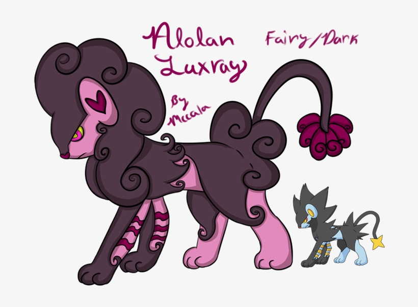 Alolan Luxray By Kayler - Luxray, transparent png download