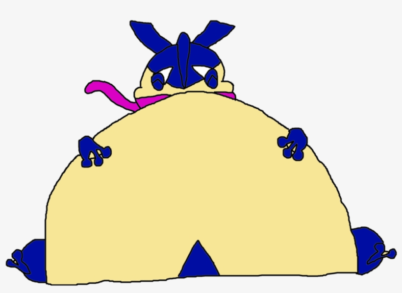 Fat Greninja - Fat, transparent png download