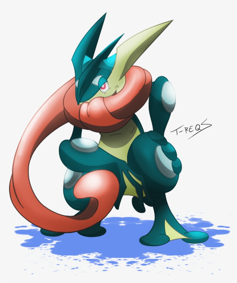 Visit - Greninja's Scarf His Tongue, transparent png download