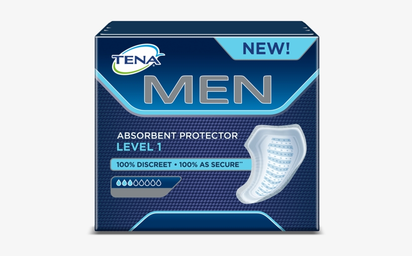 Tena Men Absorbent Protector Level - Tena Lady, transparent png download