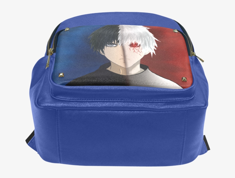 Tokyo Ghoul Theme Print Leather School Backpack - Backpack, transparent png download