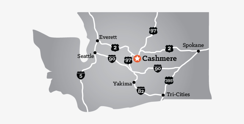 Cashmere Is Located In The Heart Of Washington State - Cashmere Chamber Of Commerce, transparent png download