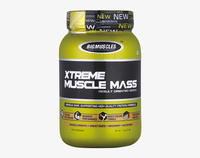 Big Muscles Xtreme Muscle Mass,6 Lb Milk Chocolate - Big Muscles Xtreme Muscle Mass, 11 Lb, transparent png download