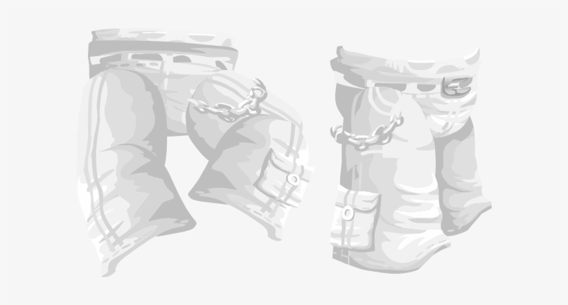 How To Set Use Goth Pants Clipart, transparent png download