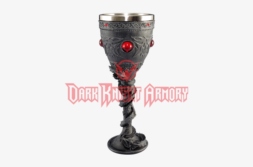 Red Gem Dragon Stem Goblet - Rapier Golden Cup Hilt, transparent png download