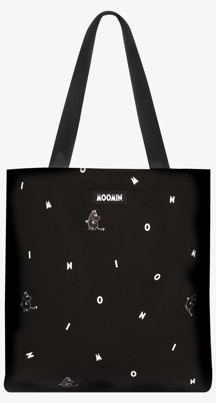 Moomin Drawstring Bag Black Shadows Moomin Shopper - Tote Bag Icon Png, transparent png download
