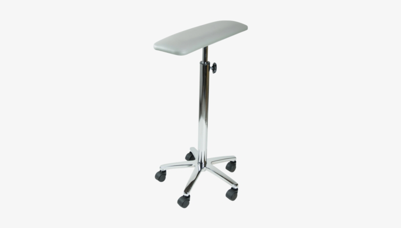 Trail Med Mfg Chrome Height Adjustable Blood Draw Straight - Bar Stool, transparent png download