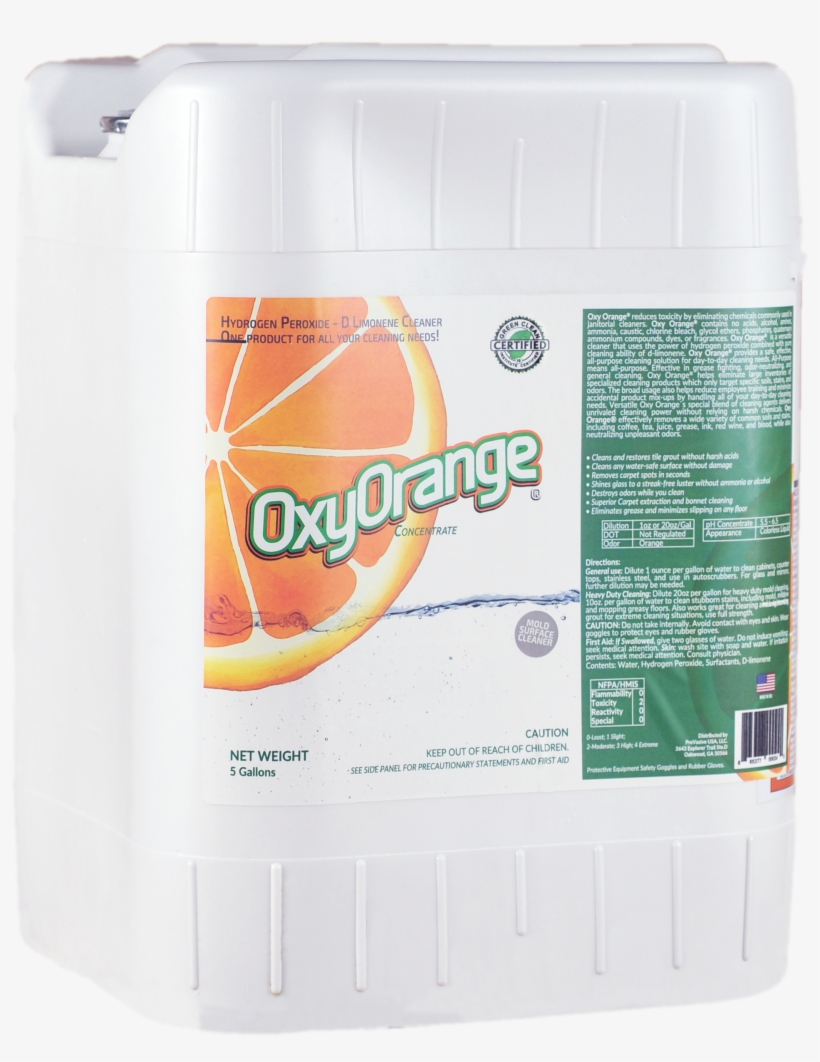 Oxy Orange 5 Gallons Concentrate - Stain, transparent png download
