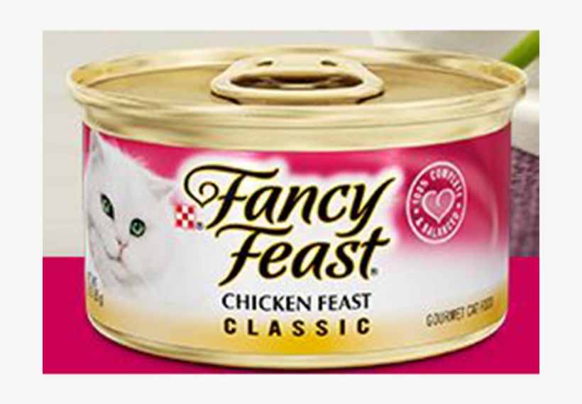 Fancy Feast Glassic Chicken Canned Food - Fancy Feast Cat Food Chicken Classic, transparent png download