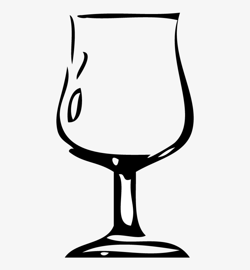 Image Freeuse Library Glassware Hop Head Said Page - Sour Beer Glass Drawing, transparent png download