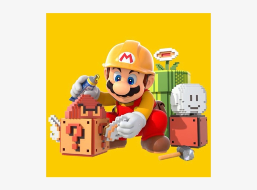 1 Mario Maker Art 1 - Mario Games, transparent png download