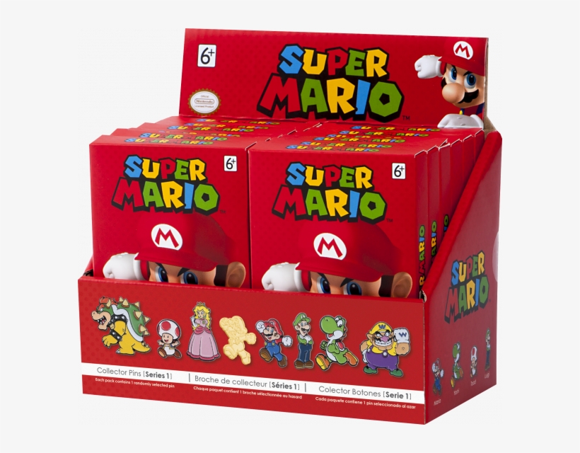 Super Mario Collector Pins Series 1 - Nintendo Super Mario Collector Pins Series 1 Blind, transparent png download