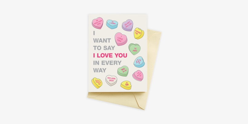 Candy Hearts Card[val 2001 Ea] - Sweethearts, transparent png download