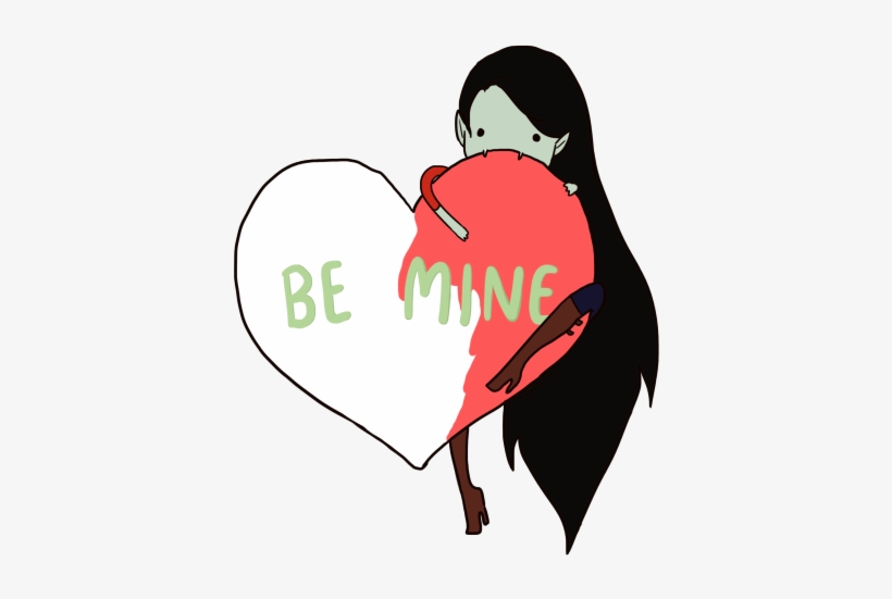 Adventure Time Illustration Marceline Valentines Day - Adventure Time Valentines Day, transparent png download