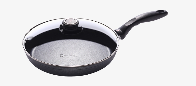 No Image Available For - Swiss Diamond Nonstick Fry Pan With Lid - 26cm, transparent png download