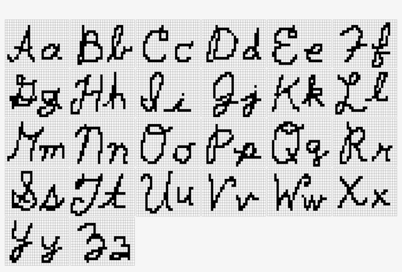 A Study Of Constructing Pixelated Typefaces - Number, transparent png download