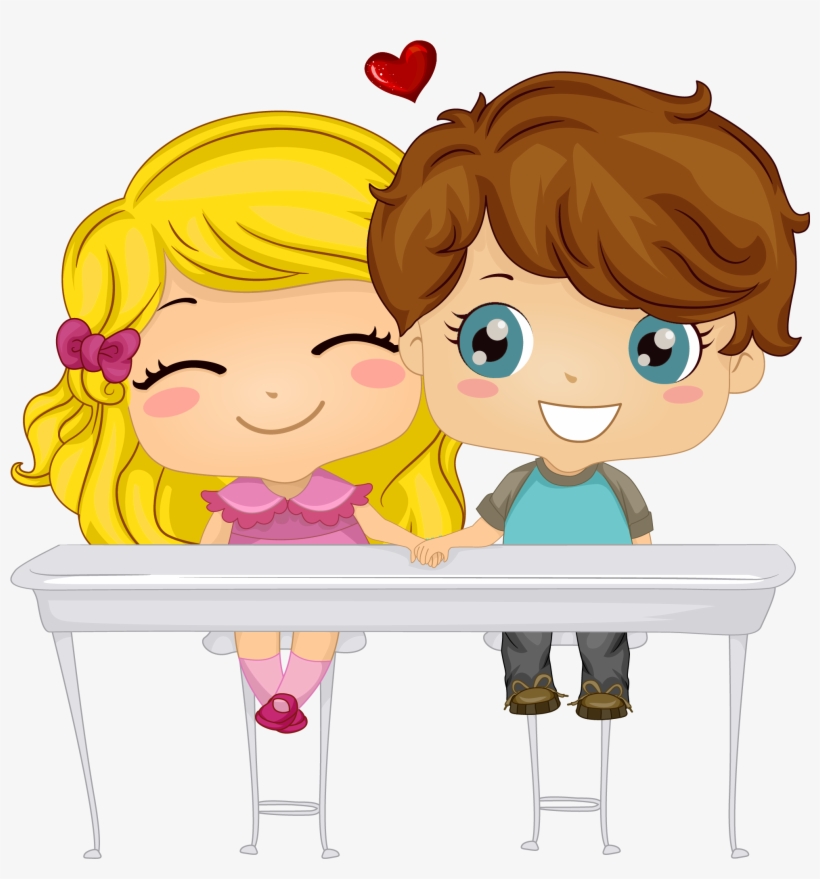 Cute Couple Clipart Png, transparent png download