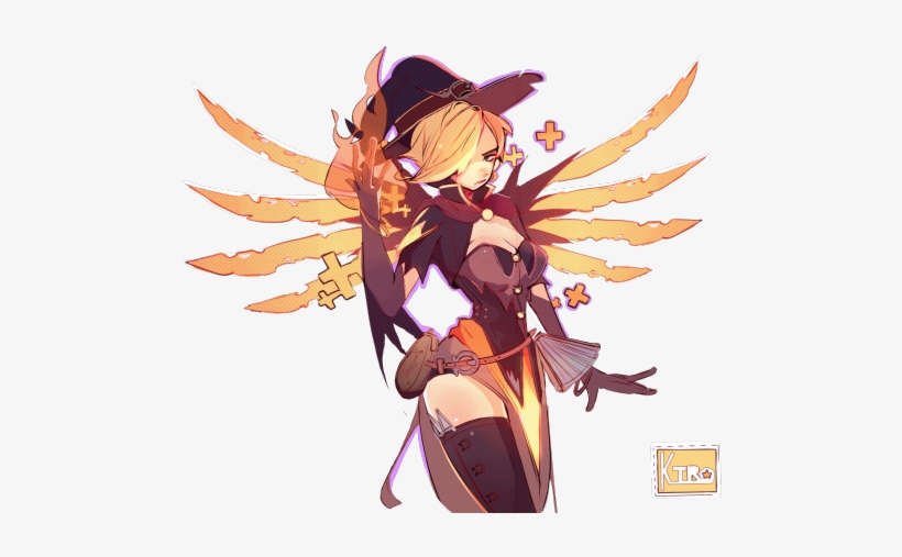 Transparent Mercy Anime Witch Huge Freebie Download - Mercy Overwatch, transparent png download