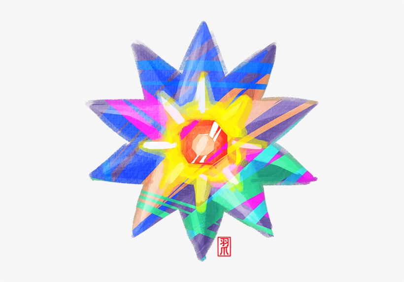 Staryu & Starmie - Starmie, transparent png download