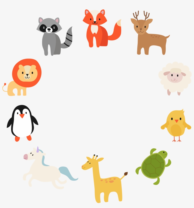 Animal Vector Png - Luke And Lilly My Love Is So Wild Wall Sticker( Pvc, transparent png download
