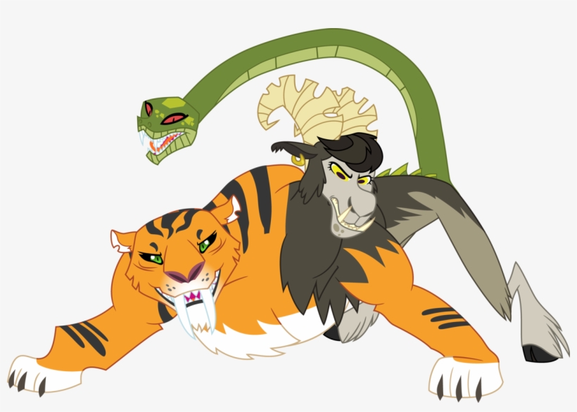 Tourniquetmuffin, Chimera, Chimera Sisters, Multiple - My Little Pony Chimera, transparent png download