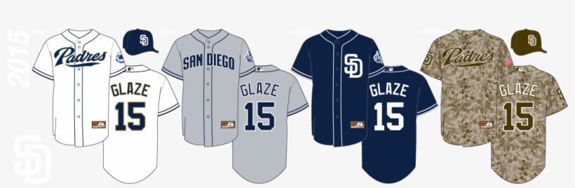 "what If" Designs - San Diego Padres 2018 Uniforms, transparent png download